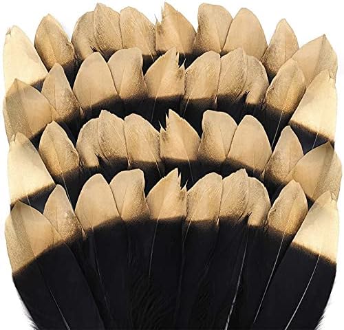 10pcs Gold Silver Goose Feathers Plume Craft Diy Feather Natura
