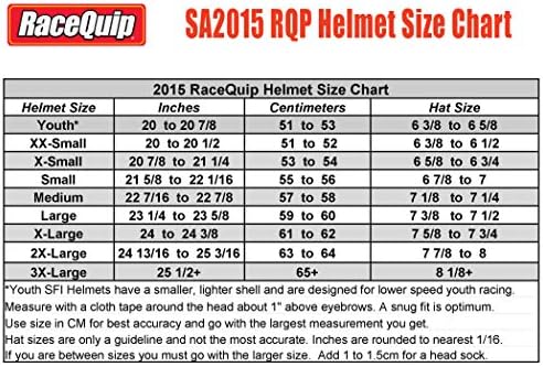 RACEQUIP FOLE Face Helmet Pro20 Series Snell Sa2020 Classificado Corsa Red X-Large 276916