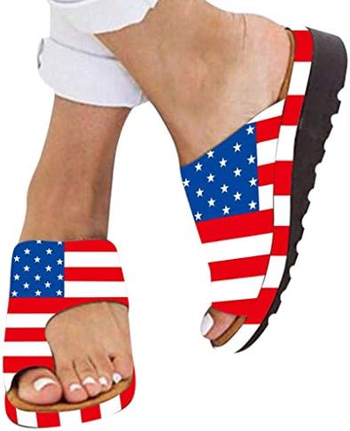 Hunyun Mulheres bandeira sandálias de verão de verão grossa sapatos de sandália de casca de salto
