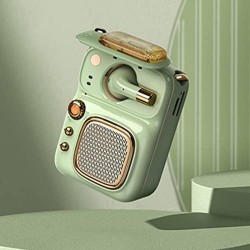 Rádio pequeno com alto -falante bluetooth fofo -alto -falante retrô bluetooth fm radio -bluetooth radio