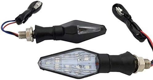 Motortogo preto sequencial lâmpada sinais de giro LED Sinais de giro LED Indicadores compatíveis