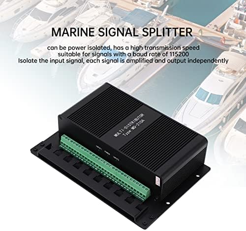 Para o divisor de sinal marítimo da NMEA, para NMEA Marine Boat Signter Splitter Dual Canal Input 10 Channel