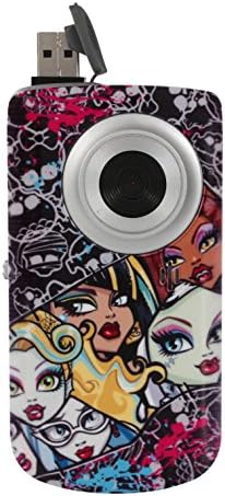 Monster High 38048 Gravador de vídeo digital com estilos de câmera pode variar