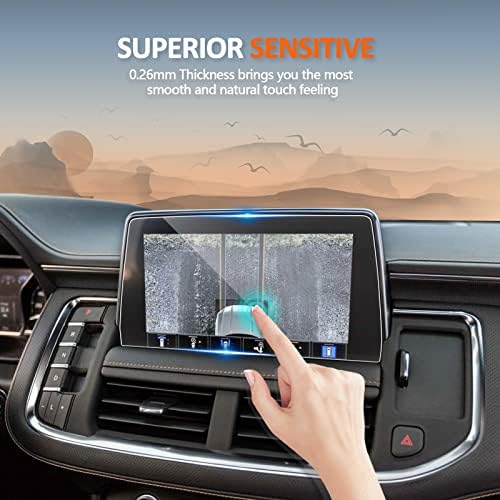 CDEFG para 2021 2022 2023 Chevrolet Tahoe/GMC Yukon Screen Protector, 10.2 Touchscreen Navigation Radio Radio e Infotainment