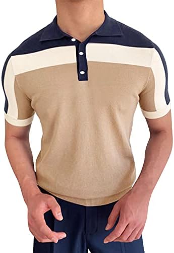 Camisetas para homens mass moda botão casual