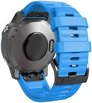 KGDHB 26 mm 22mm Watch Band para Garmin Fenix ​​7 7x 6x 6Pro relógio Silicone Easy Fit Wrist Strap for fenix