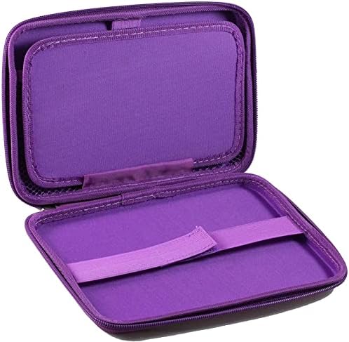 Navitech Purple Hard GPS Carting Case Compatível com Garmin Dezl LGV810 8