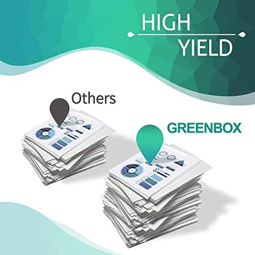 GreenBox Remanufacured 65xl Substituição de alto rendimento para cartuchos de tinta HP 65 65xl para inveja HP