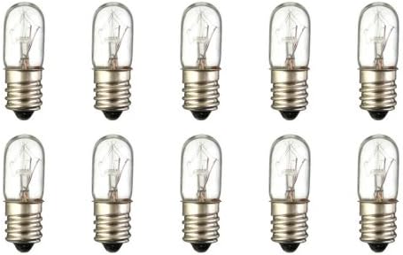 CEC Industries 3T4/120V Bulbs, 120 V, 3 W, E12 Base, forma T-4