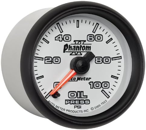 Medidor de automóvel 7553 Phantom II Medidor de pressão de óleo elétrico