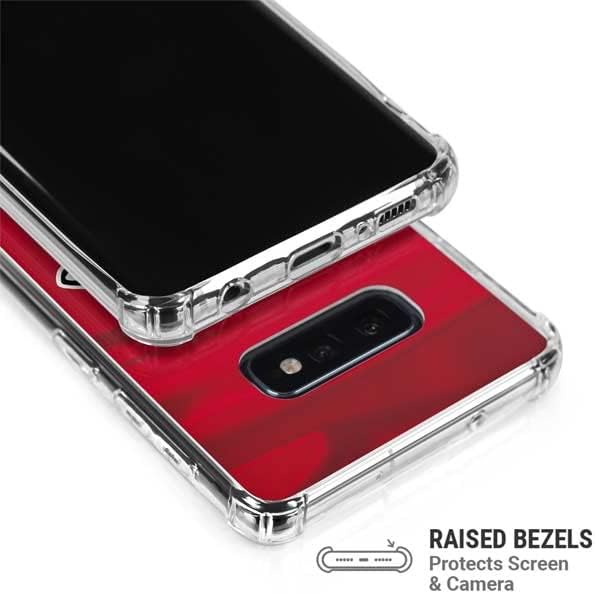 Skinit Clear Phone Case Compatível com Samsung Galaxy S10E - Oficialmente licenciado NFL Kansas City Chiefs Design