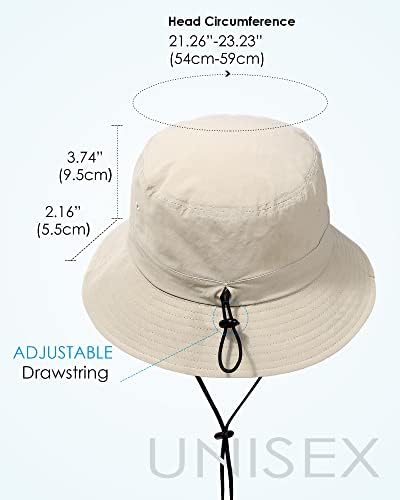 Chapéu de balde à prova d'água para homens homens chapéu de chuva upf 50+ largo vasa chapéu de sol dobrável