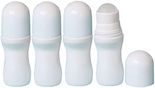 4pcs 30ml/1oz de rolagem de reabastecimento vazio em garrafas desodorantes Recipientes de garrafas
