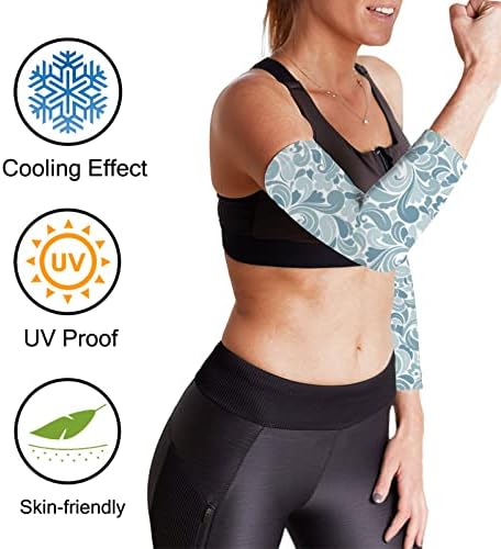 Mulheres UV Sun Protection Arm Mangas, mangas refrigerantes escudo de capa de braço para homens pedalando