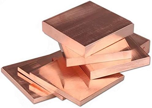 UMKY PLACA DE BRASS CHELHA DE COBER BLOCO quadrado Placa de cobre plana comprimidos Material Mold