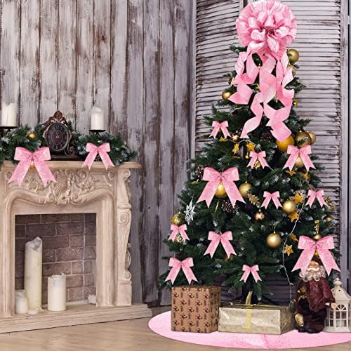 As decorações de árvores de Natal incluem 12 x 34 polegadas de árvore de natal grande arestão 36 peças Wreath