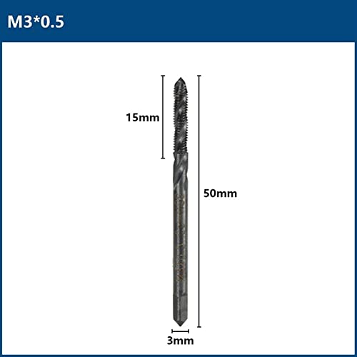 Thread Tap M3 m4 m5 m6 m8 m10 Máquina de espiral métrica TAP Ferramenta de rosqueamento métrico Nitreto revestido