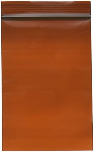 Bauxko 4 x 6 Reclosable Amber UV Bags, 3 mil, 25 pacote