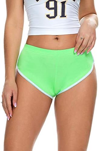 Shorts femininos para lounge casual de verão shorts de praia sólida solta shorts de cintura alta tênis de tênis