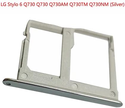 Bandeja de cartão SIM Stylo 6, substituição do suporte do cartão SD para LG Stylo 6 Q730 q730vs q730ms q730ps q730cs q730ma com pino de ejeção aberta