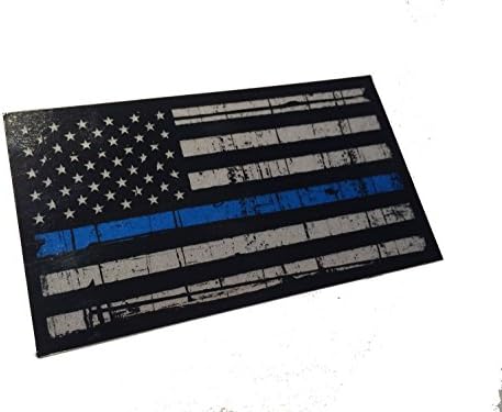 3 pacote - esfarrapada 3m refletivo azul line 3,75 x 2,25 adesivo de decalque dos Estados Unidos