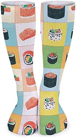Meias Japanesas Sashimi Sushi Unissex Socks Breathable Tubo Meias Athletics para Esporte Casual