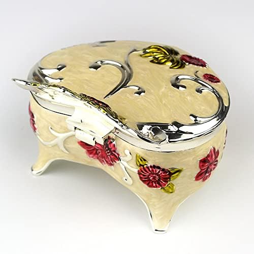Yoopka Music Box Relow Alloy Metal Music Box Wind Up Movement Music Box for Friends On Christmas, Valentine