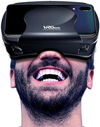 VR óculos de fone de ouvido 3D Visual Visual angular realidade virtual VRG Pro para jogo de filmes de smartphone