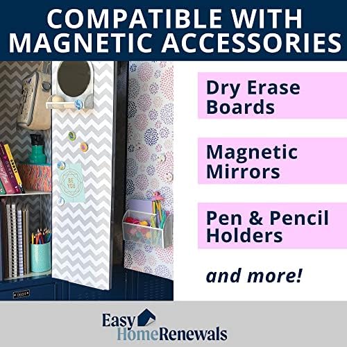 Appliance Art Deluxe School Locker Magnetic Wallpaper | Decorativo | Vinil magnético para atualização instantânea