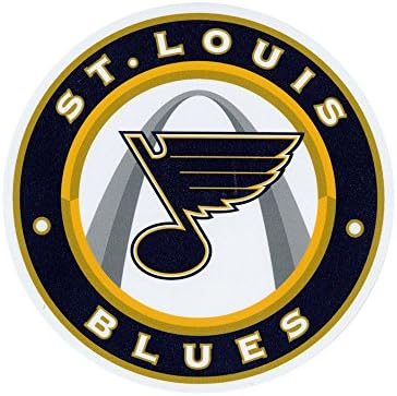 WinCraft NHL St. Louis Blues 90203010 Decalque cor de corte perfeito, 8 x 8, preto