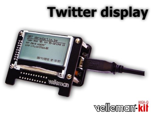 Velleman K8101 Placa de mensagens USB, 1 grau a 12 grau, 3,05 altura, 1,5 de largura, 2,4 de comprimento