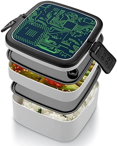 Placa de circuito de alta tecnologia Imprima tudo em um recipiente de almoço para adultos de uma caixa de