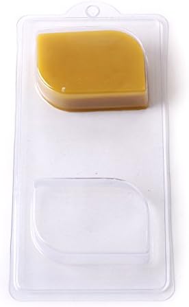World of Molds 4 Cavity Oblique Soap/Bath Bomb Mold, 25 x 24 x 4,59999999999999996 cm, PVC