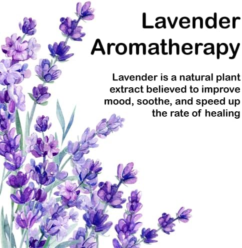 Lavanda Aromaterapia Soja Cera Mulida/Castos de Cera, Barras de Florção de Cera de 2,3 oz de 2,3 oz