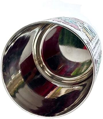 Conjunto de 6 mancha menos aço de vidro indiano de mão fez meena trabalhar design pavão de pavão dourado cor prata diwali natal tumbler brinde item por indiano colecionável