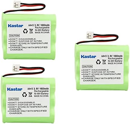 Kastar 3-Pack Battery Replacement for GE 2-79981, 2-79982, 2-79985, 2-79986, 2-94602 21002GE2, 21006GE3,