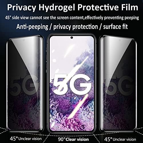 Yiiloxo Hydrogel Film Privacy Screen Protector Compatível com Samsung Galaxy S21+ / Galaxy S21 Plus