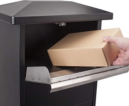 Barska Steel Freesternding Lankable grande caixa de correio de caça -níqueis segura com compartimento