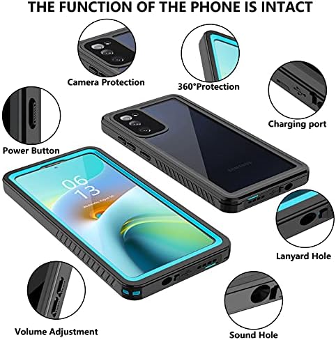 Antshare para Samsung Galaxy S20 Fe 5g Case à prova d'água, protetor de tela construído na tela 360 ° Caso