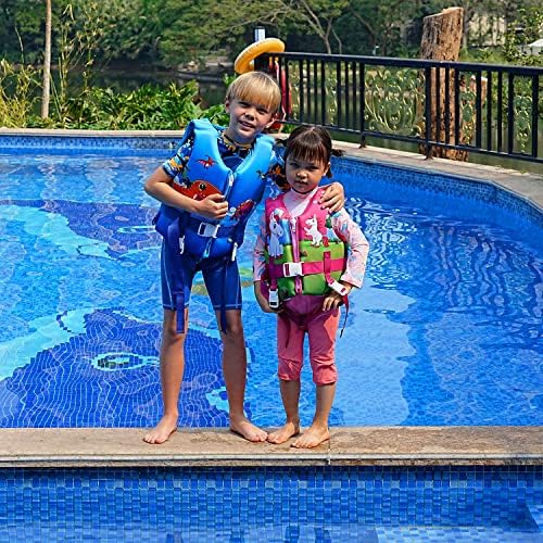 Real Kids Swim Sward Colet Floaties Ajuda de nadar de Segurança Ajuste para crianças Flutuar de crianças, adequado para 2-10 anos/22-88 libras