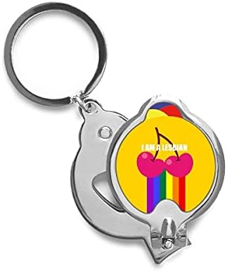 Eu apoio transgênero LGBT Rainbow Unhas Clippers