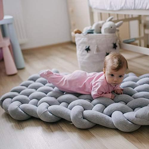 Baby Knot Pluxh Sleeping Bat, tapete de berçário quadrado de algodão macio feito de algodão macio, taco de atividade