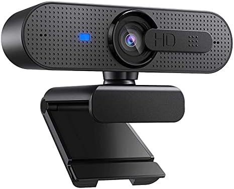 Webcam HD 1080p com câmera de câmera e reprodução de câmera de câmera e reprodução para skype, videococação, conferência,