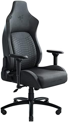 Razer Iskur XL Cadeira de jogos: Sistema de suporte lombar ergonômico - Almofadas de espuma de couro