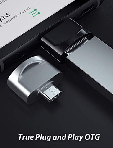O adaptador USB C fêmea para USB compatível com o seu Samsung Galaxy A71 para OTG com carregador tipo C. Use com dispositivos de expansão como teclado, mouse, zip, gamepad, sincronização, mais