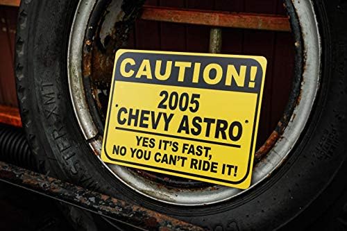 2005 05 Chevy Astro cautela placar rápido do carro, sinal de novidade de metal, decoração de