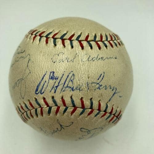 1931 St. Louis Cardinals World Series Champs Team assinou o Baseball JSA COA - Bolalls autografados