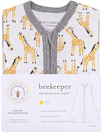 Abelhas de Burt Baby Unisisex-Baby Beekeeper Cobertor vestível, algodão orgânico, Swaddle Transition Sleeping