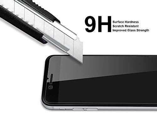 SuperShieldz projetado para iPhone 8 Plus e iPhone 7 Plus Protetor de tela de vidro temperado, anti -ratinho,