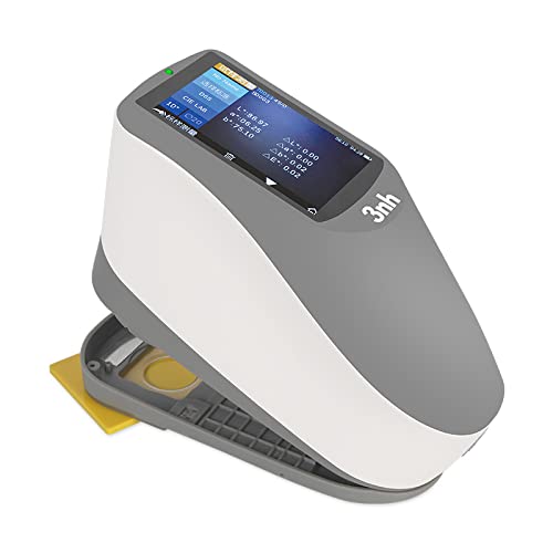 YFYIQI 45 °/0 espectrofotômetro espectrofotômetro de cor espectrofotômetro de grade Spectrofotômetro de plástico com interface Capacitiva de toque USB Padrão de memória 500 de memória 500 amostra 20000